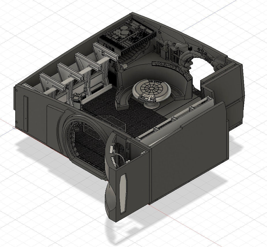 Neue Version !! STL-Datei - Frachtraum für den Millennium Falcon "Komplett Umbau" von DeAgostini, Altaya u. Fanhome