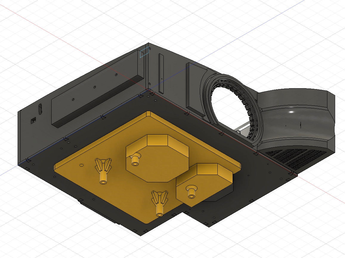 Neue Version !! STL-Datei - Frachtraum für den Millennium Falcon "Komplett Umbau" von DeAgostini, Altaya u. Fanhome