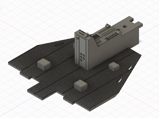Cockpit Grundplatte - Millenium Falcon (modifiziertes Bauteil - STL Datei)