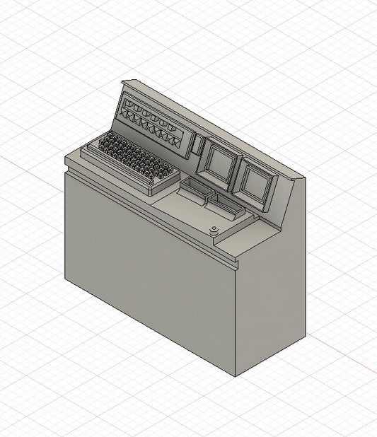STL Datei - Hold Computer Console für den Millennium Falcon von DeAgostini, Fanhome, Altaya