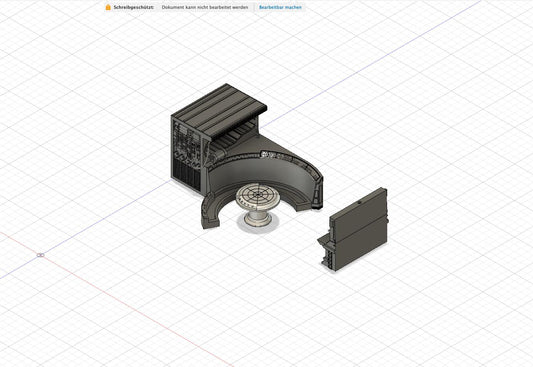 Frachtraum für den Millennium Falcon (Aufteilung in 6 Paketen) - STL Datei "Paket 1"